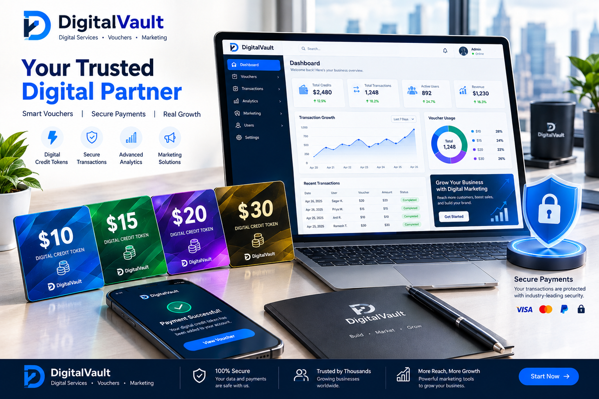 Arjun Digital Hub - Digital Service & Ad Credit Voucher